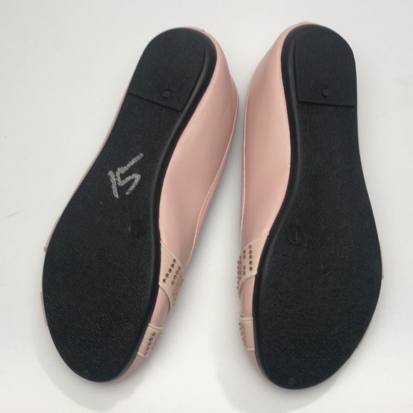 Last drop Daisy Fuentes girls ballet flats pink size 1 - Picture 6 of 9